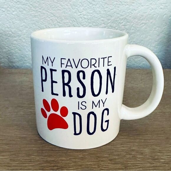 Dog Favorite Person Ceramic Coffee Mug Cup - Picture 1 of 2